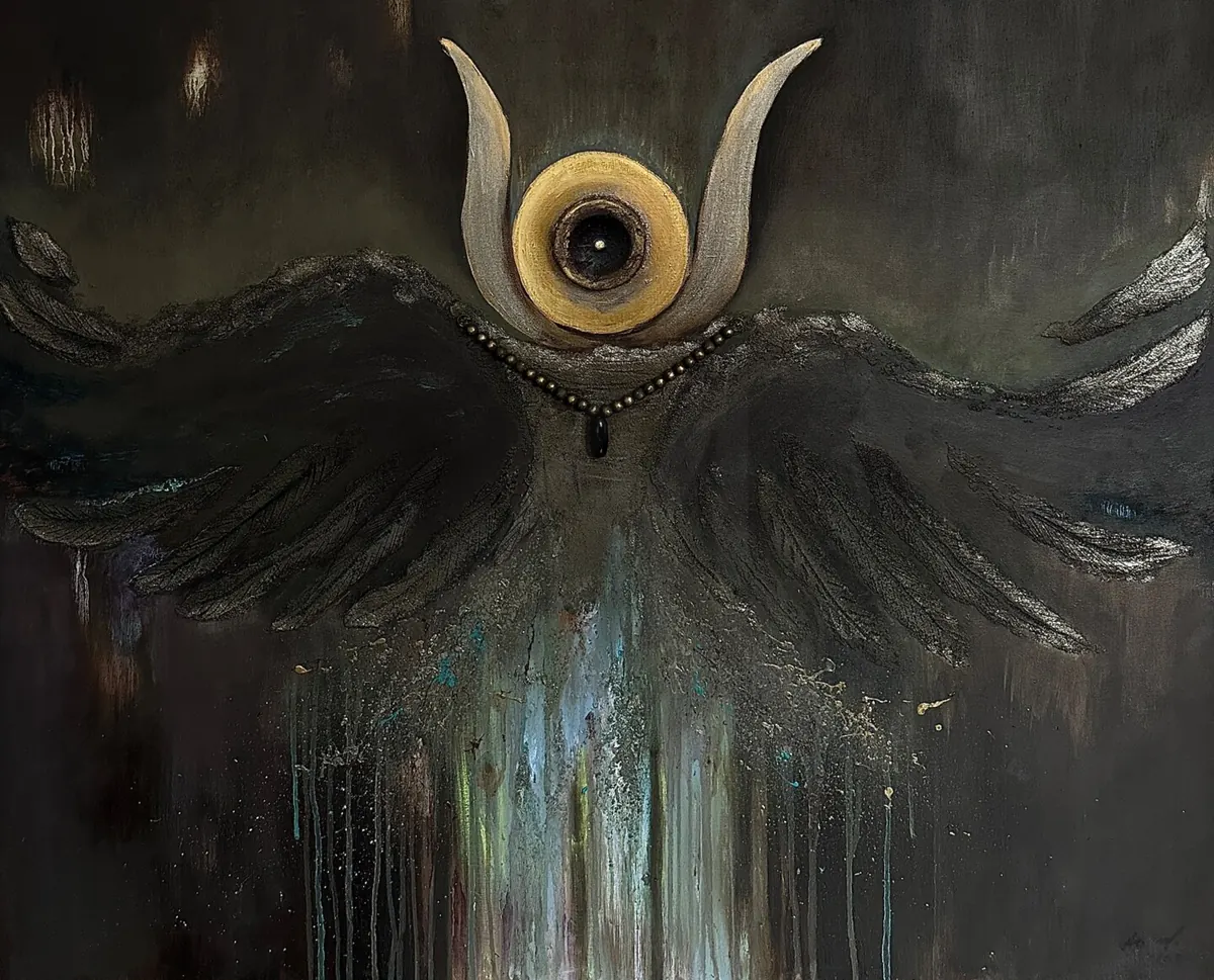 Before the Feather Falls, 2025, Oil on Canvas