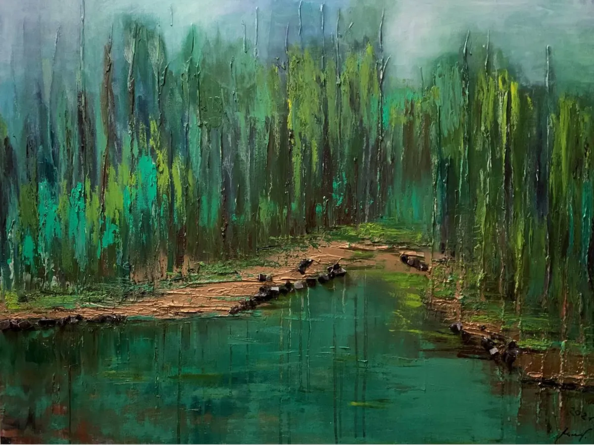 Forest Monologue, 2021, Oil on Canvas