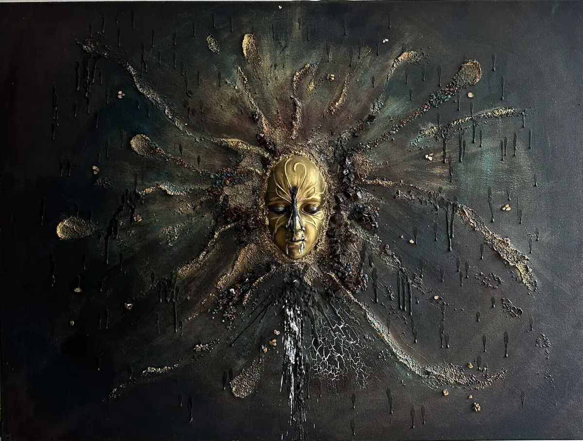 One Sin, 2021, Oil / Acrylic / Wax on Canvas
